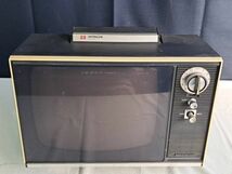 HITACHI TW-12F ブラウン管テレビ 昭和レトロ 日立 通電確認のみ ガチャガチャ チャンネル_画像2