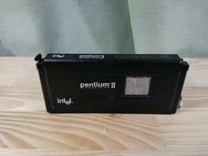 Intel Pentium II 233MHz 80522PX233512 SL2HD MALAY fan less Junk * operation not yet verification 