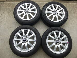 SSRキャップ★ラジアル４本セットです。★タイヤ155/65R14★ホイール14×4.5J＋45/4H/100/ハブ径56★大阪より★引き取り歓迎