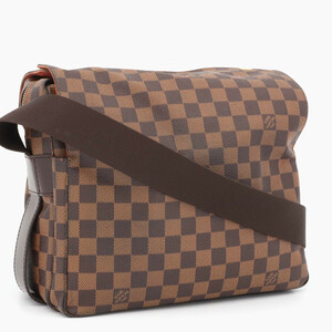 ルイヴィトン LOUIS VUITTON ダミエ ナヴィグリオ ショルダーバッグ 斜め掛け ブラウン エベヌ メンズ N45255