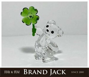 ◎【新作・新品同様品】SWAROVSKI スワロフスキー Krisベア Lucky Charm フィギュリン 5557537 クリスタル 熊