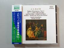 CD　J.S.バッハ　管弦楽組曲集 Vol.1　カペラ・イストロポリターナ　8.550244　1円_画像1