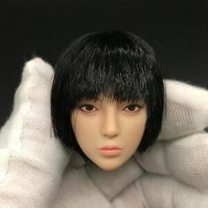 B170 1/6 figure head woman head . wool type rare goods 12 -inch doll beautiful young lady OB/TBLeague/Phicen/Jiaou doll element body correspondence white .