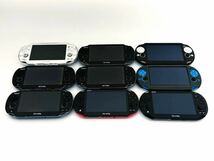 ［9台］SONY　PlayStation Vita　本体　PCH-2000　PCH-1100　PCH-1000　PS　Vita　ソニー　ゲーム機　現状品_画像1