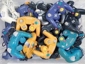 ［80個］ニンテンドー ゲームキューブ コントローラー 任天堂 NINTENDO GAMECUBE エメラルド ホワイト オレンジ ブラック シルバー 現状品