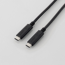 USB2.0ケーブル [C-C] 1.5m USB PD(Power-Delivery)5A対応 Chromebook対応認定取得 USB2.0規格正規認証品: U2C-CC5P15NBK_画像2