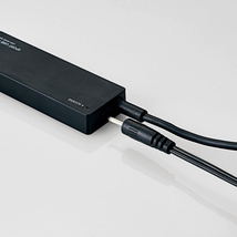 USB2.0ハブ 4ポート ACアダプタ付 付属のACアダプタを接続してセルフパワーモードで使用することで安定した電源供給が可能: U2H-AN4SBK_画像5