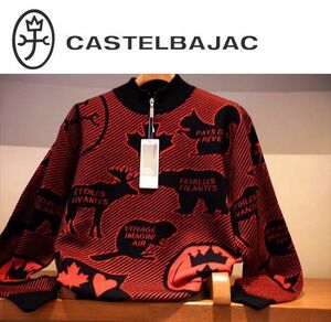 秋冬\36300【L】★CASTELBAJACカステルバジャック★ハーフジップセーター