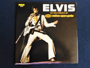 Elvis Presley　エルヴィス プレスリー 　 As Recorded at Madison Square Garden 見開きジャケット　EP盤付き盤