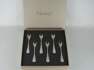 [ unused storage goods ]Christofle Chris to full #temitas spoon set #6ps.