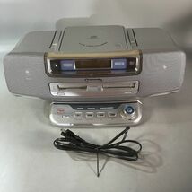 A2-219【Panasonic パーソナル MDシステム RX-MDX81】動作品・ パナソニック MD カセット CD-R/RW ラジカセ_画像3