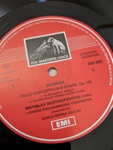 英HMV ASD-3452 ロストロポーヴィチ ジュリーニ ドヴォルザーク サン・サーンス チェロ協奏曲 オリジナル盤_画像2