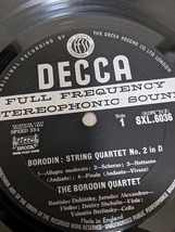 英DECCA SXL-6036 ED1 ボロディン四重奏団 ショスタコーヴィチ ボロディン 弦楽四重奏曲 オリジナル盤_画像2