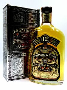 ★■未開栓 CHIVAS REGAL シーバスリーガル 12年 500ml 43% ウイスキー スコッチ フラスコ型 お酒 箱付き