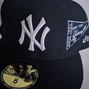 新品　NEW ERA　59FIFTY　New York Yankees　MLB　Side Patch 63.5cm 8 ビッグ