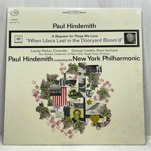 米Columbia MS6573 ニューヨークフィル 愛する者へのレクイエム パウル・ヒンデミット 自作自演 未開封 LP_画像1