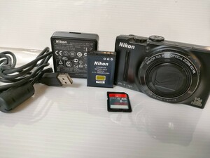 NIKON ニコン コンパクトデジタルカメラ COOLPIX S8200 ブラック