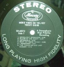 ３枚で送料無料【米Mercury】Terry Gibbs/More Vibes On Velvet (Joe Maini, Pete Jolly, Max Bennett, Mel Lewis, etc) _画像2
