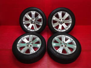 三菱 デリカD:5純正18インチホイール 4本 7J +38 5H 114.3 DUNLOP WINTER MAXX SJ8 225/55R18 スタッドレスタイヤ アウトランダー D5