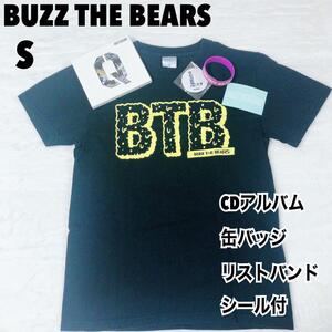 【おまとめグッズ】BUZZ THE BEARS バズ　ザ　ベアーズ　tシャツ　Q　L CD アルバム　リストバンド　リスバン　全てを　缶バッジ