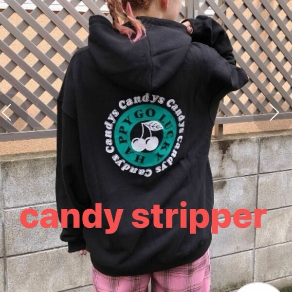 candy stripper さくらんぼのパーカー