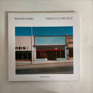 【洋書】ヴィム・ヴェンダース 写真集 Wim Wenders Written in the West Schirmer/Mosel●古本/カバー汚れ折れ傷み/見返しにシミ/頁概良好