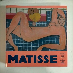 アンリ・マティス『Matisse Rhythm and Line』1987年〇古本/カバースレヤケヨレ汚れ縁角傷み/地汚れ/頁縁ヤケ/状態追記参照ください↓
