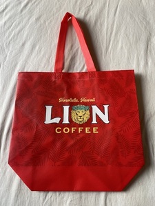 新品　未使用　ハワイ 　LION COFFEE トートバック　エコバック　HAWAII