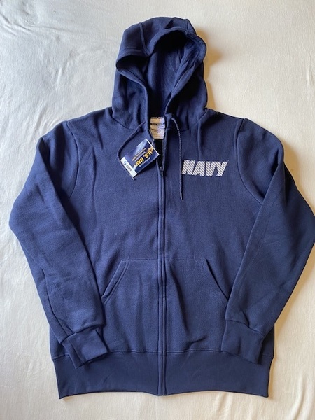 M 即決、新品未使用、☆US NAVY ORIGINALS M,J SOFFE、 MADE IN USA ZIPP SWEAT HOOD、アメリカよりインポート、米軍、横須賀より