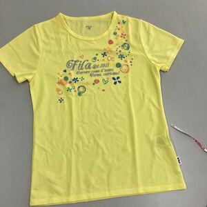 FILA フィラ 半袖Tシャツ テニス　レディース　サイズL 黄色