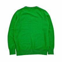 カシミヤ100%◆UNIQLO ユニクロ カシミアウール Vネック 長袖 ニット セーター XLサイズ/グリーン 緑系/レディース/O-38_画像7