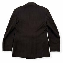 美品◆Paul Smith ポールスミス カシミヤ混 ストライプ セットアップ スーツ ブリティッシュ テーラードジャケット スラックス M 日本製_画像6