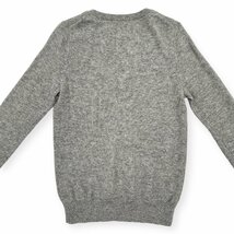 カシミヤ100%◆UNIQLO ユニクロ Vネック ニットセーター L程度 / グレー レディース カシミア k-154_画像6