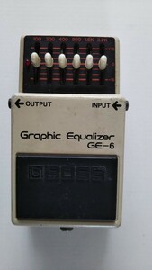 BOSS GE-6 Equalizer 6バンド イコライザー 日本製 ボス エフェクター