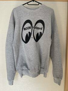 MOONEYES Hanes トレーナー グレー スウェット M MOON Equipped 古着