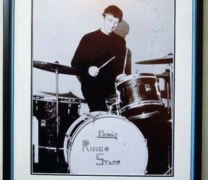 リンゴ・スター/1962/キャバーンクラブ/アート ピクチャー 額装/写真/ビートルズ/Beatles/Cavern Club/Ringo starr/Gumbo Art/display