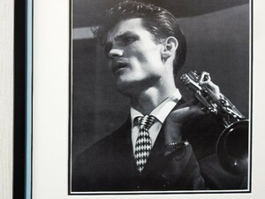 チェット・ベイカー/アート ピクチャー 額装//Chet Baker/Born to Be Blue/Let's Get Lost/ブルーに生まれついて/ジャズ モノクロ/display