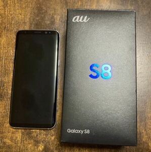 【値下げ中】au SAMSUNG Galaxy S8 / 64GB Orchid Gray SCV36 本体 / 動作○