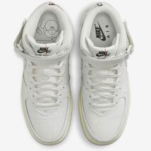 ナイキ 23.5cm エアフォース１ ’07 ミッド LX 定価15400円 ホワイト キャンバス AIR FORCE 1 MID ウィメンズモデル_画像5