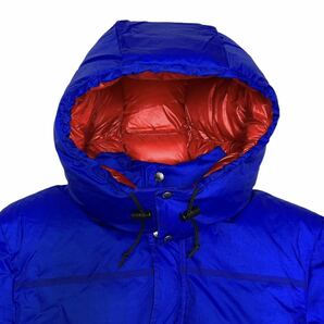 グッチ ノースフェイス L フーデッド ダウンジャケット 定価308000円 ブルー レッド GUCCI × THE NORTH FACE コラボ 正規品の画像2