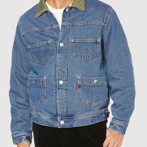 リーバイス レッド XL リバーシブル トラッカージャケット 定価17600円 Levi’ｓ Red デニム キルティング (リーバイスサイズ:L)の画像2