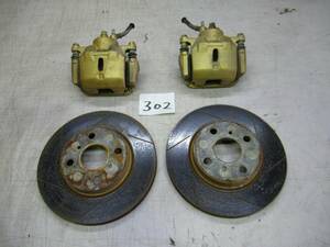  Toyota MR-S ZZW30 front brake calipers rotor left right set slit Gold latter term final edition 