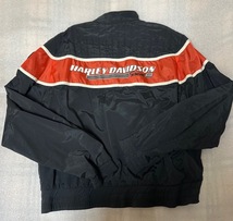 90s USA製 Harley Davidson レーシングジャケット ブルゾン ヴィンテージ エボ ショベル ハーレーダビッドソン ジャケット アウター_画像6