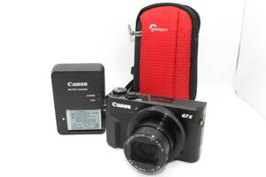 ★極上美品★キャノン Canon PowerShot G7X Mark II ブラック コンパクトデジタルカメラ L6600#2025