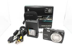 ★極上品★富士フィルム FUJIFILM FinePix F200 EXR ブラック コンパクトデジタルカメラ L825#2026