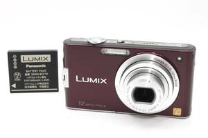 ★良品★パナソニック Panasonic LUMIX DMC-FX60 パープル コンパクトデジタルカメラ L600#2087