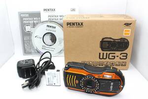 ★良品★ペンタックス PENTAX WG-3 オレンジ コンパクトデジタルカメラ L850#2134