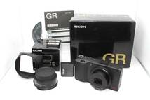 ★外観美品★リコー RICOH GR 初代 ブラック コンパクトデジタルカメラ フード&アダプタ GH-3 L3980#2147_画像1