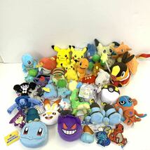 067B757★【中古/現状品】ポケモン ポケットモンスター ぬいぐるみ など まとめ セット ピカチュウ/イーブイ/メタモン/ゼニガメ_画像4