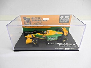 071Z424★【中古品】MINICHAMPS/ミニチャンプス 1/43 Benetton Ford B193B M.Schumacher Winner Portuguese GP 1993 シューマッハ ベネトン